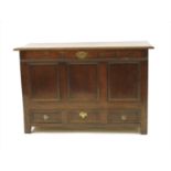 An oak coffer,