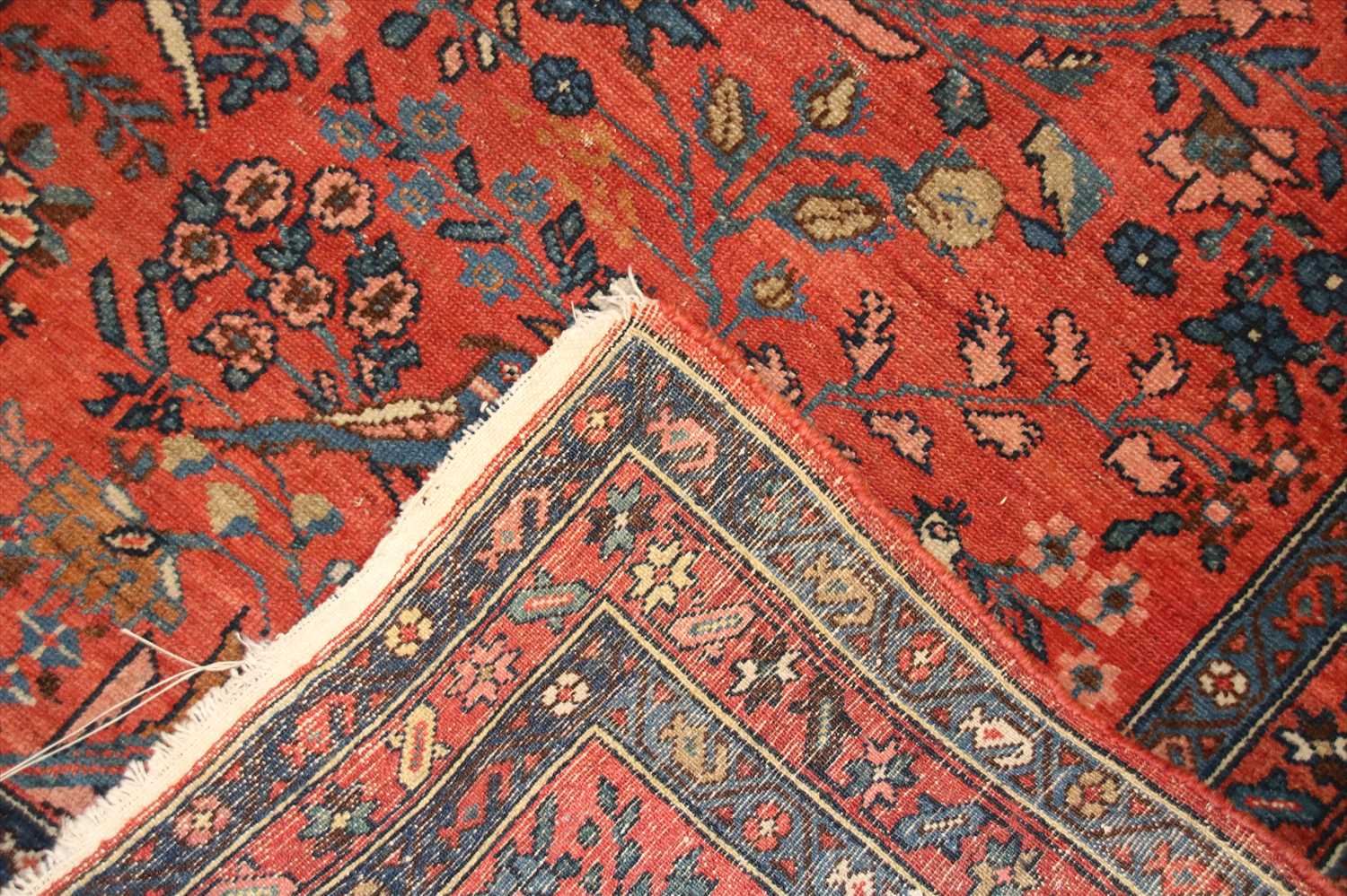 A small red ground rug, - Image 2 of 2