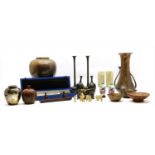 A mixed lot of predominantly 20th century Japanese pieces,