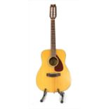 A Yamaha FG-260 12 string acoustic guitar,