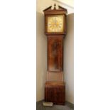 A 19th century mahogany longcase clock,