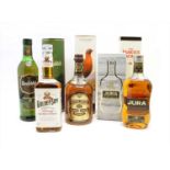 Assorted Whisky to include: Glendfiddich, 12 Years Old, Jura, 10 Years Old and others, six in total