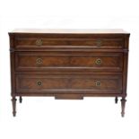 A French 18th century style commode chest,