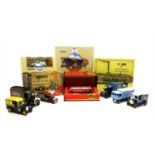 A collection of model cars,