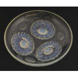 A Lalique opalescent glass 'Tournesols' bowl,