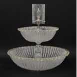 A Seguso glass centrepiece,