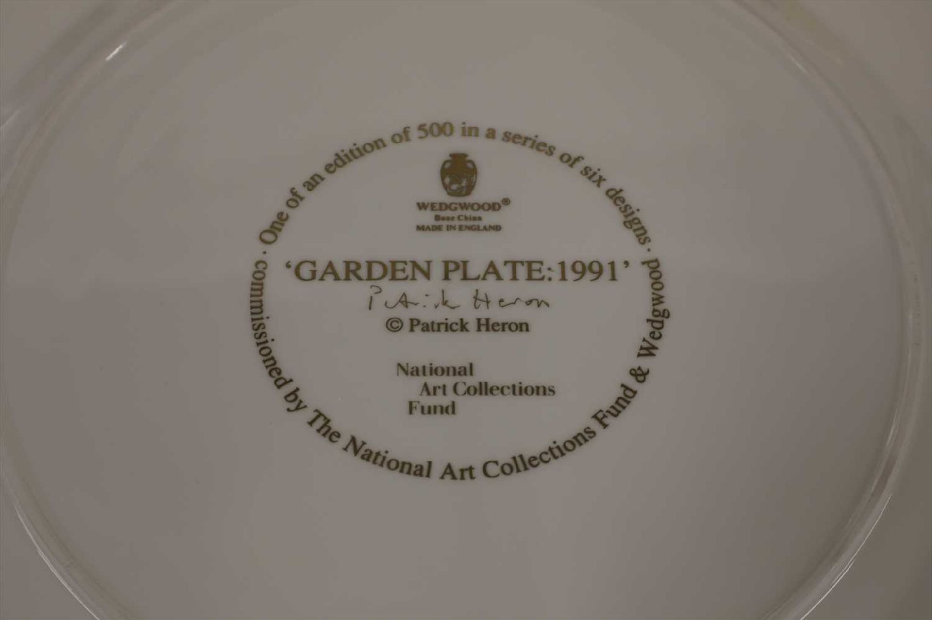 A set of six Wedgwood Art plates, - Image 5 of 9