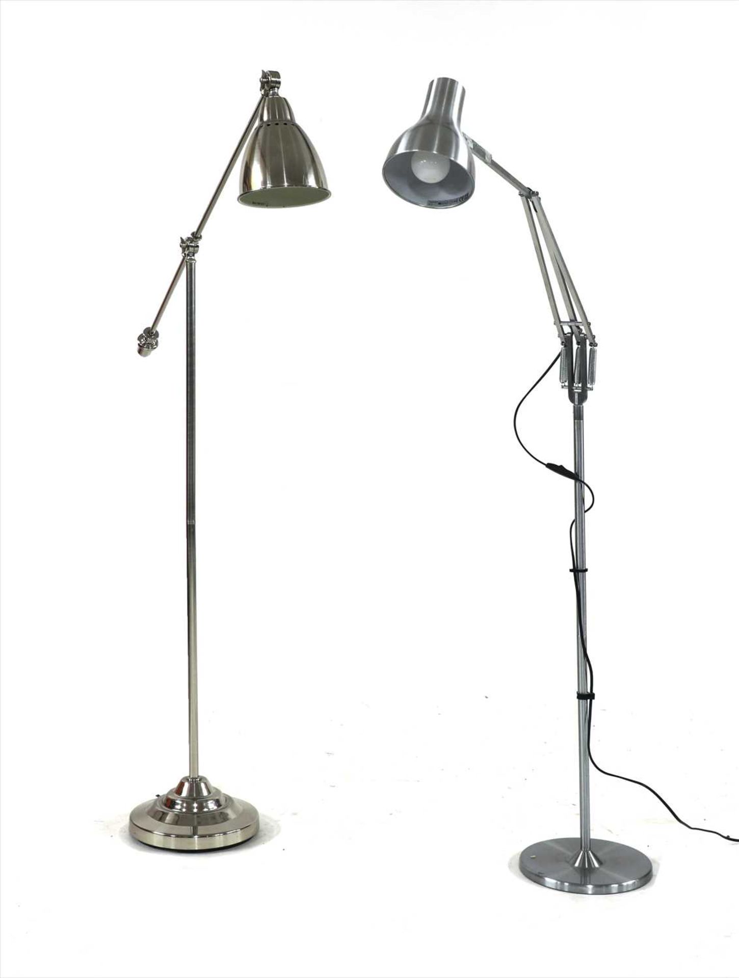 Two contemporary anglepoise standard lamps,