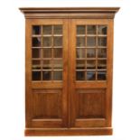 An oak cabinet,