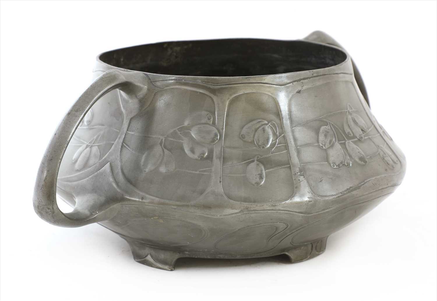 An Orivit pewter twin-handled bowl, - Image 3 of 3