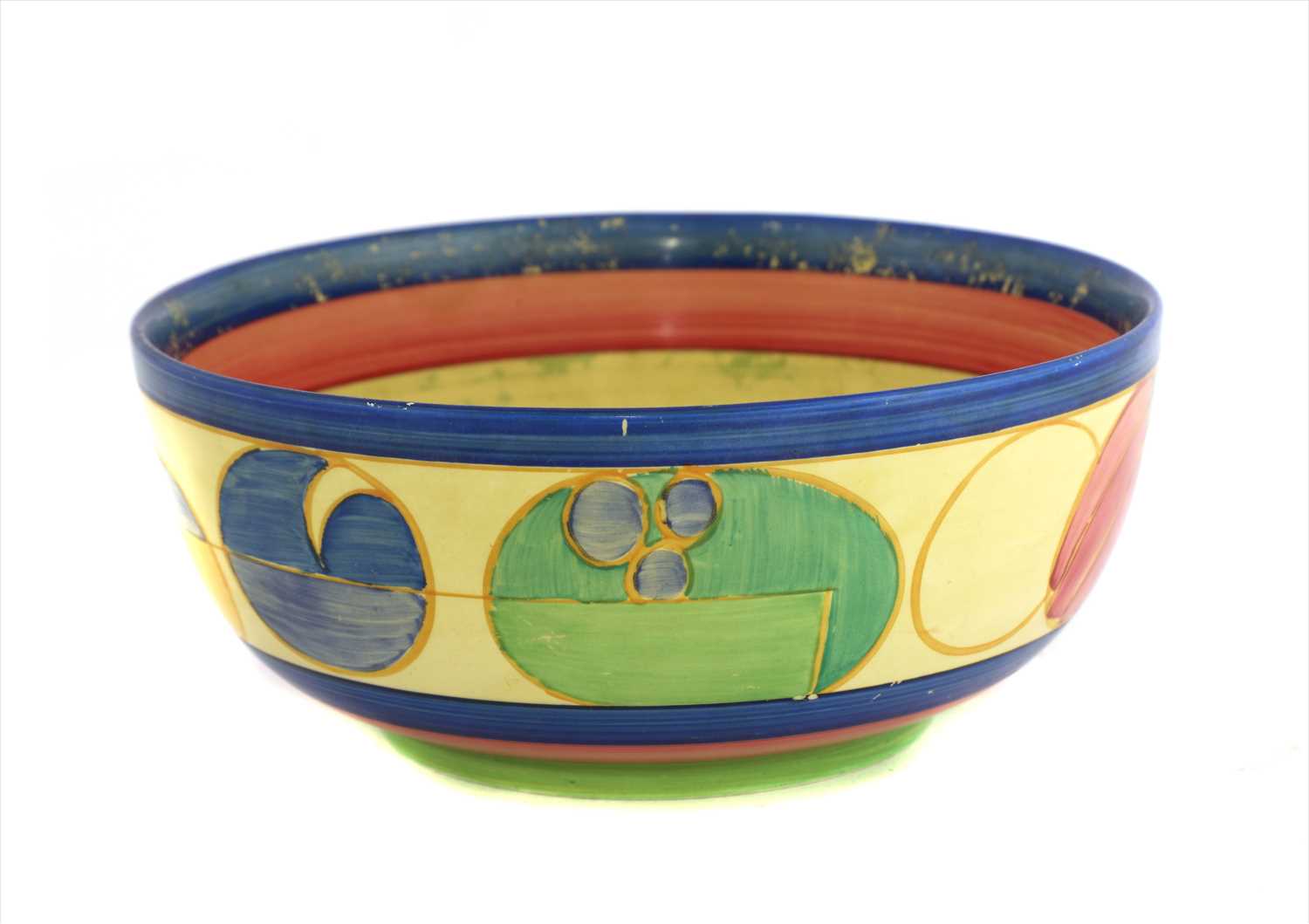 A Clarice Cliff 'Pastel Melon' pattern bowl,