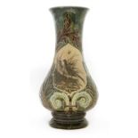 A monumental Doulton Lambeth stoneware vase,