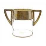 A silver-plated 'Meteor' wine cooler,