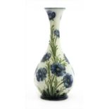 Two William Moorcroft MacIntyre 'Blue Poppy' vases,