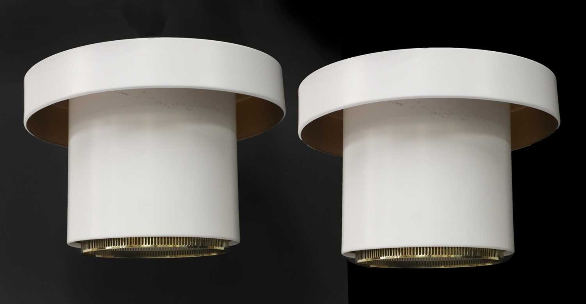 A pair of 'A201' pendant lights,