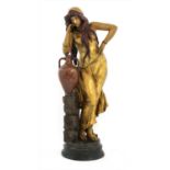 A Goldscheider painted terracotta figure,