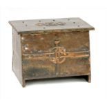 An Arts & Crafts fire box,