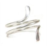 A sterling silver Andreas Mikkelsen bangle,