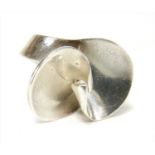 A sterling silver Georg Jensen ring,