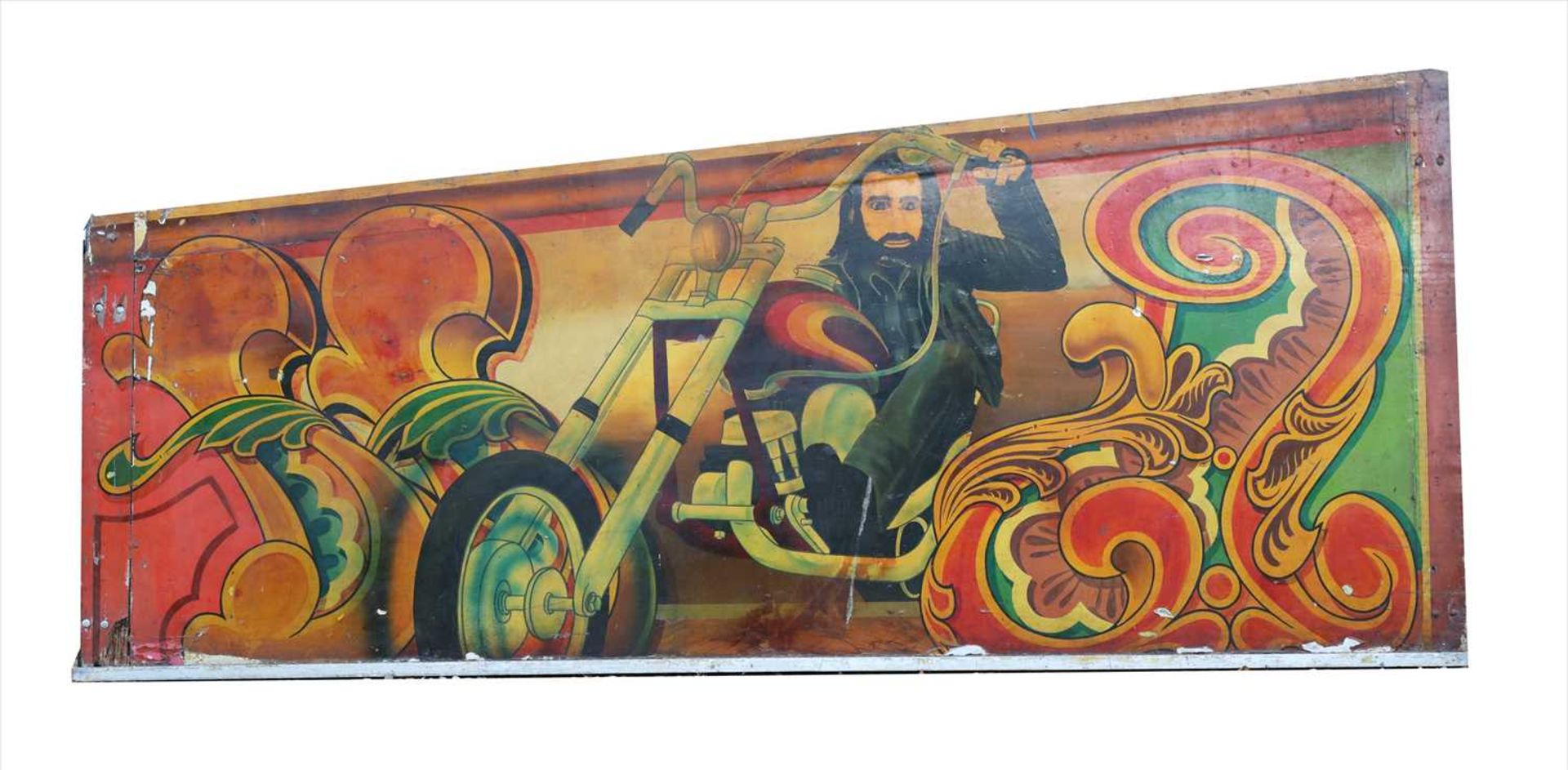 MOTOR BIKER FAIRGROUND PANEL,