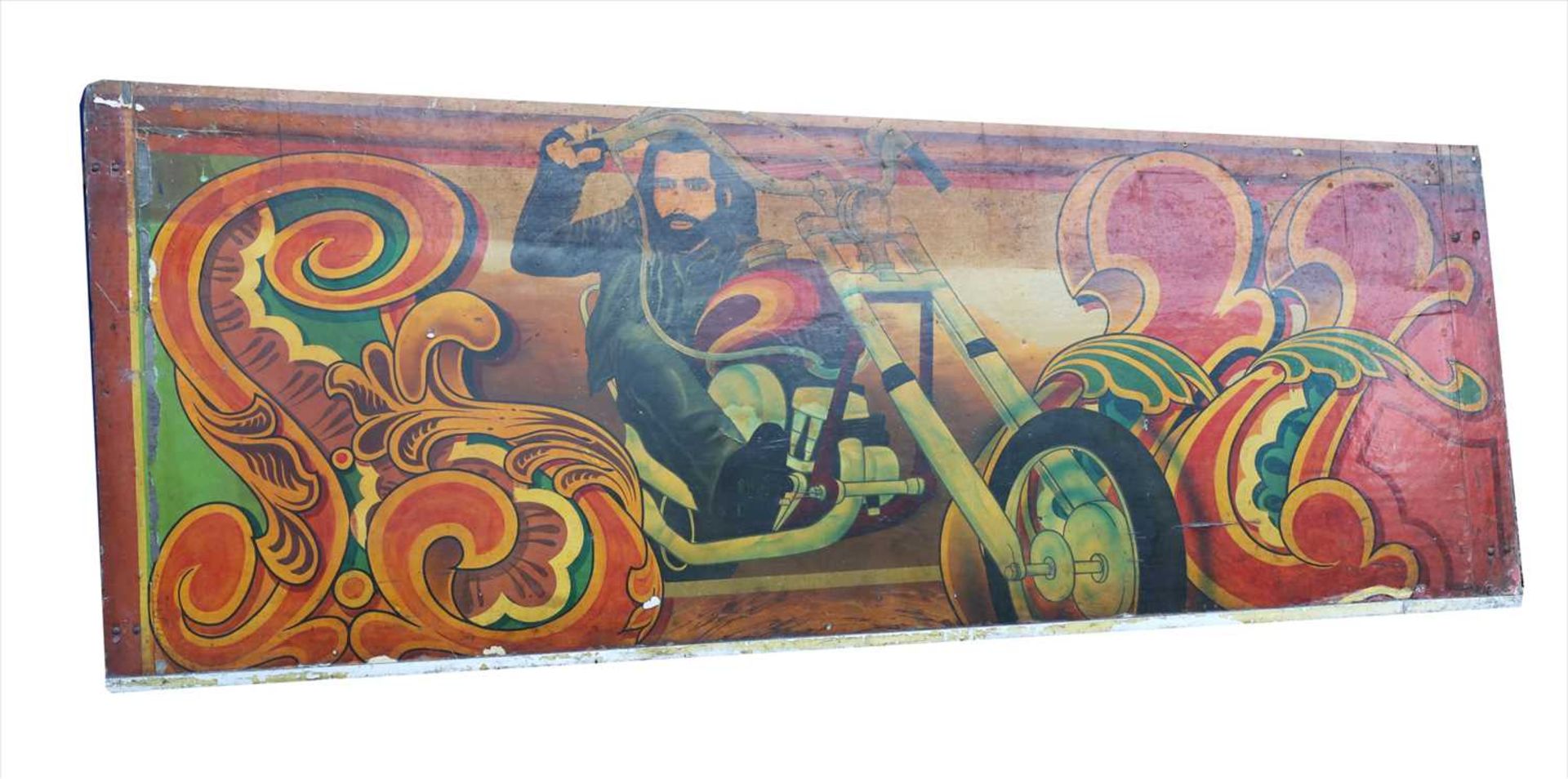 MOTOR BIKER FAIRGROUND PANEL,