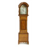 S Hummel, Cross Inn, a 19th century longcase clock,