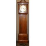 A mahogany cased longcase clock,