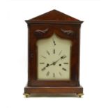 A 19th century mahogany mantle clock,