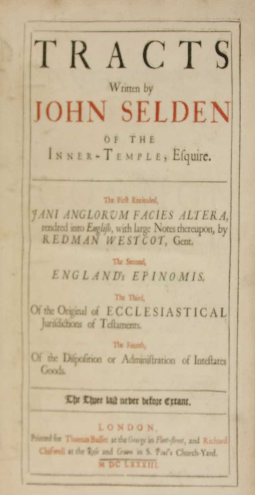 LAW: 1- Domat, J; William Strahan, - Image 2 of 3