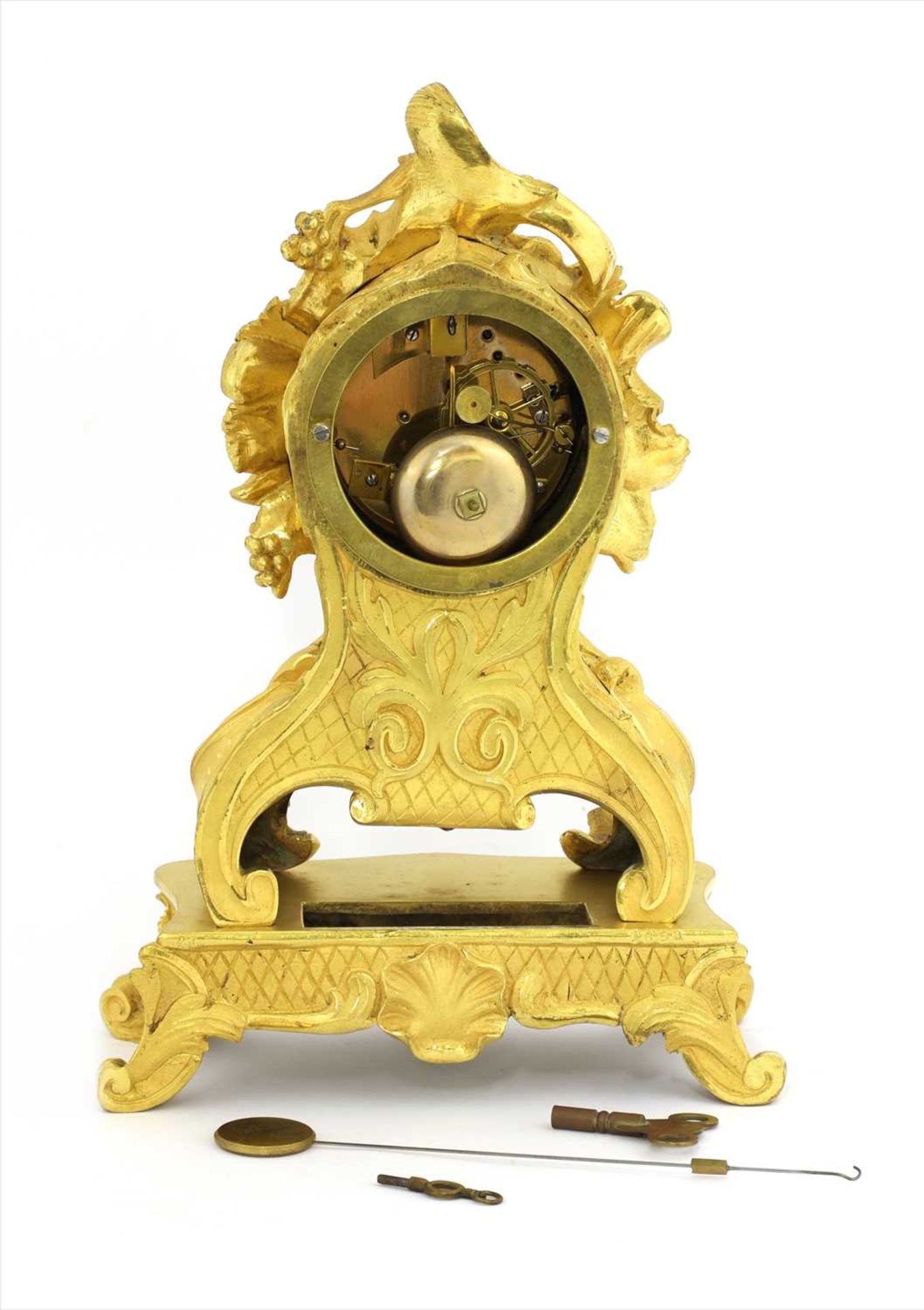 An ormolu mantel clock, - Image 2 of 3