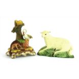 A Ralph Wood creamware sheep,