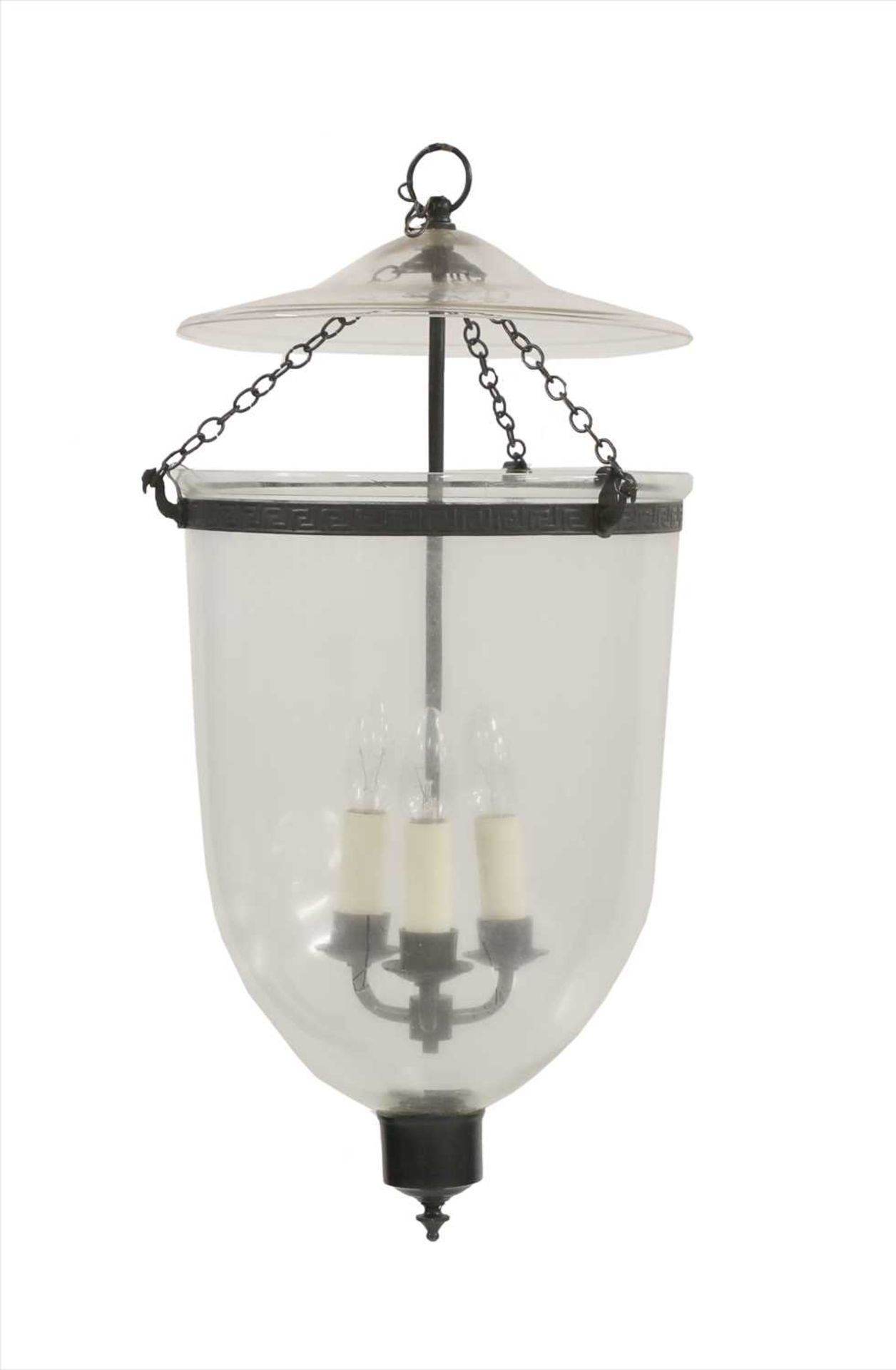 A modern Regency-style hall lantern,