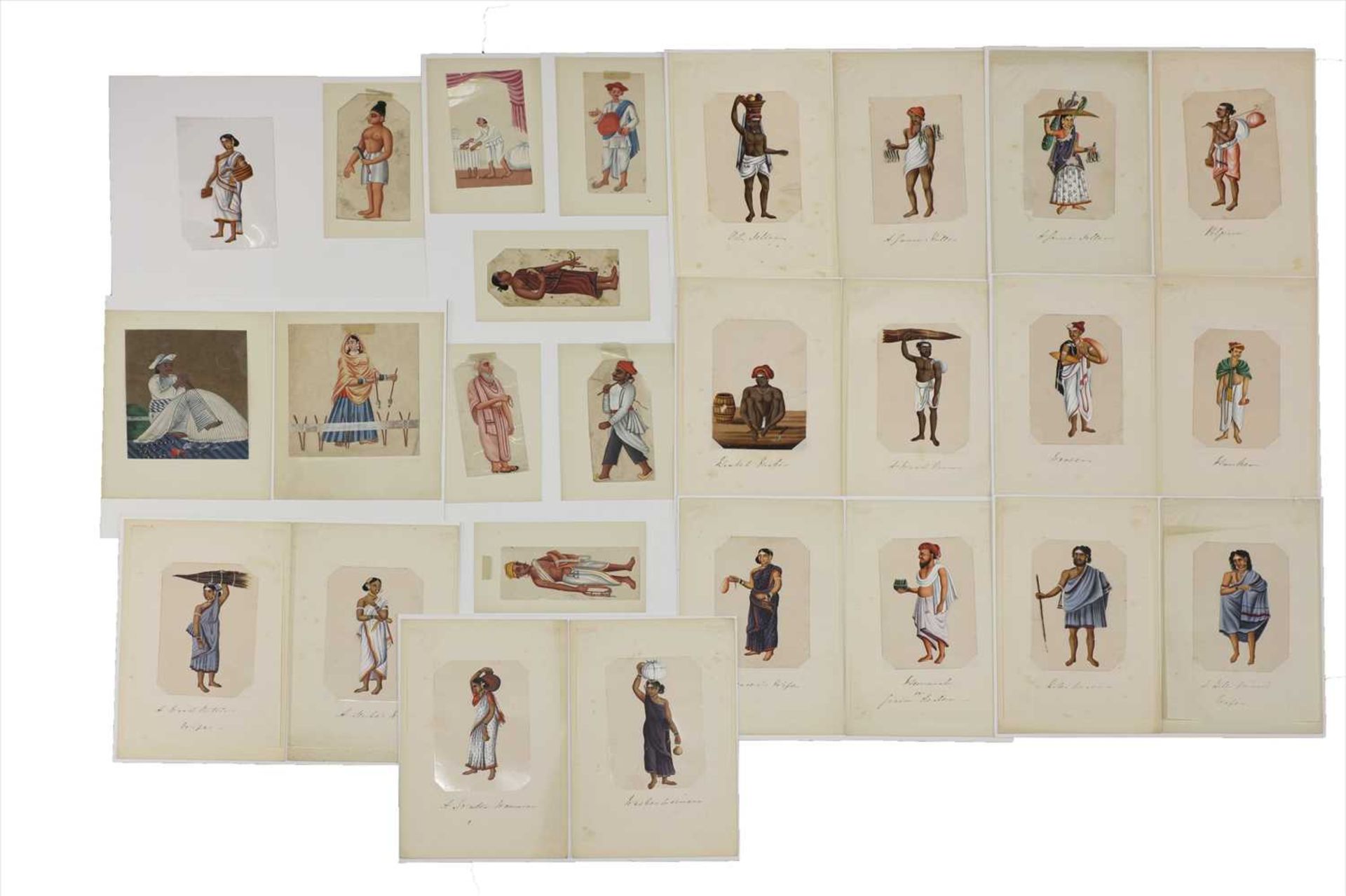A collection of Indian gouache on mica miniatures, - Image 2 of 2