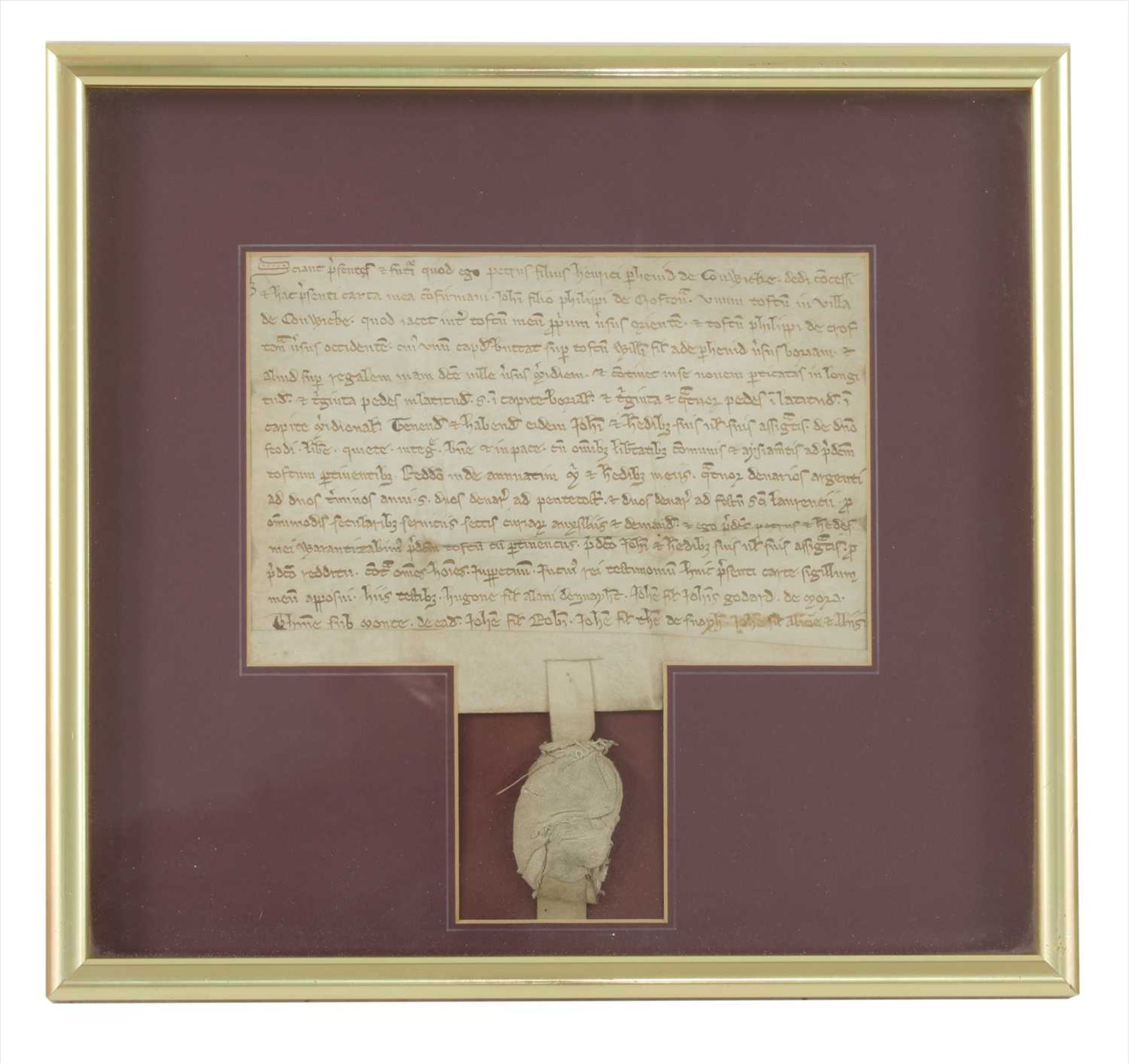 A late 13th century land document,