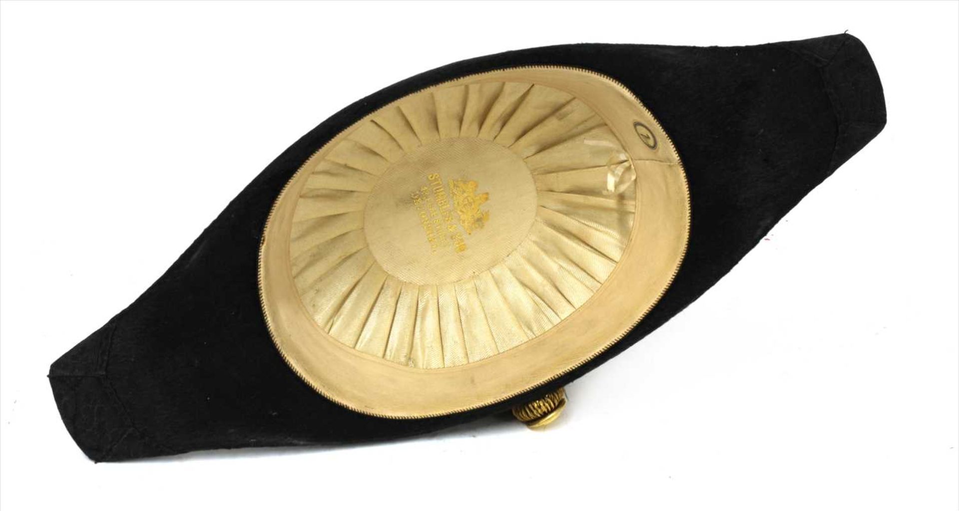 A regulation Royal Navy bicorn hat, - Image 2 of 6