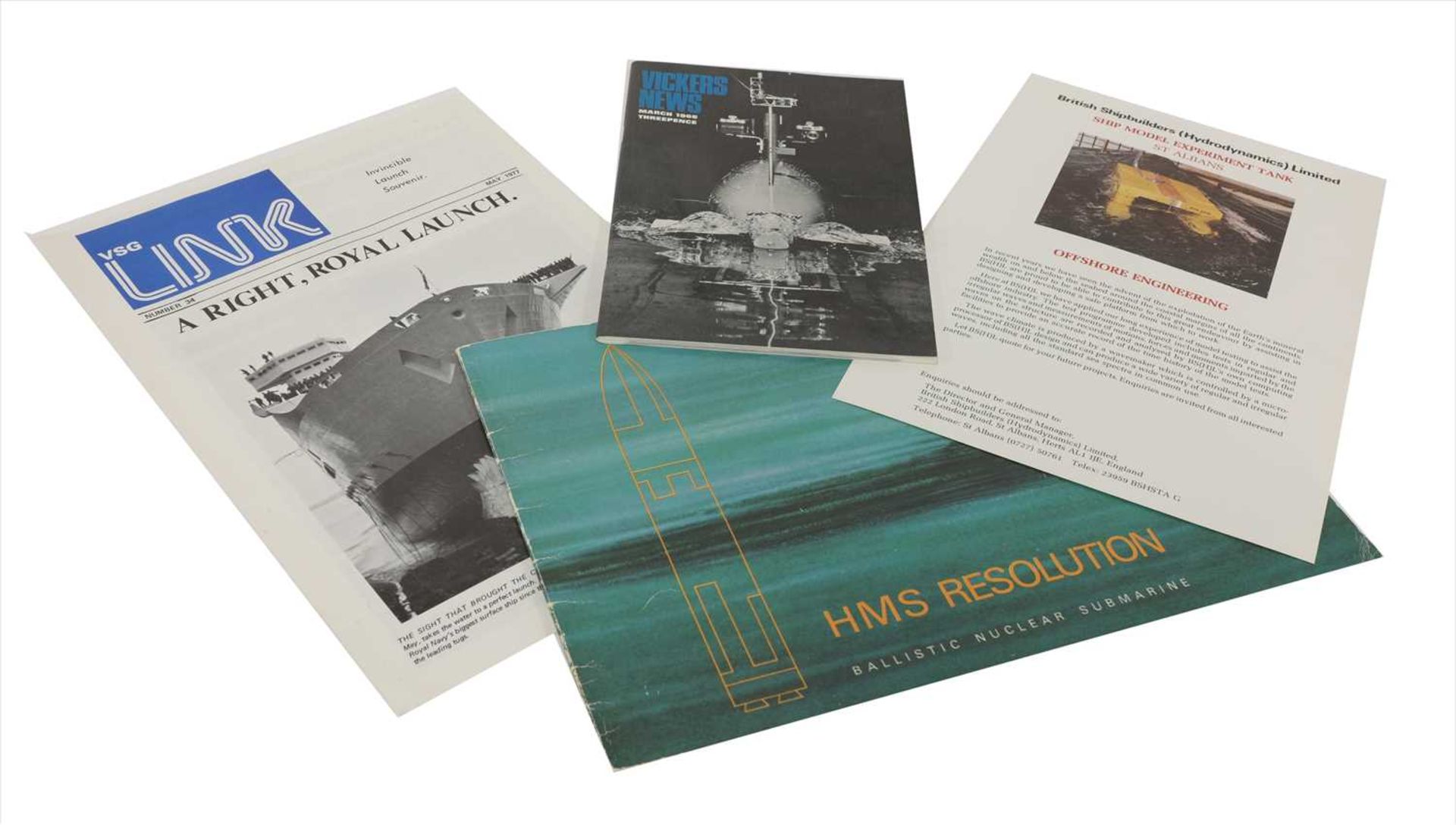 A number of documents and photographs relating to the Vickers Ship Model Experiment Tanks - Image 3 of 8