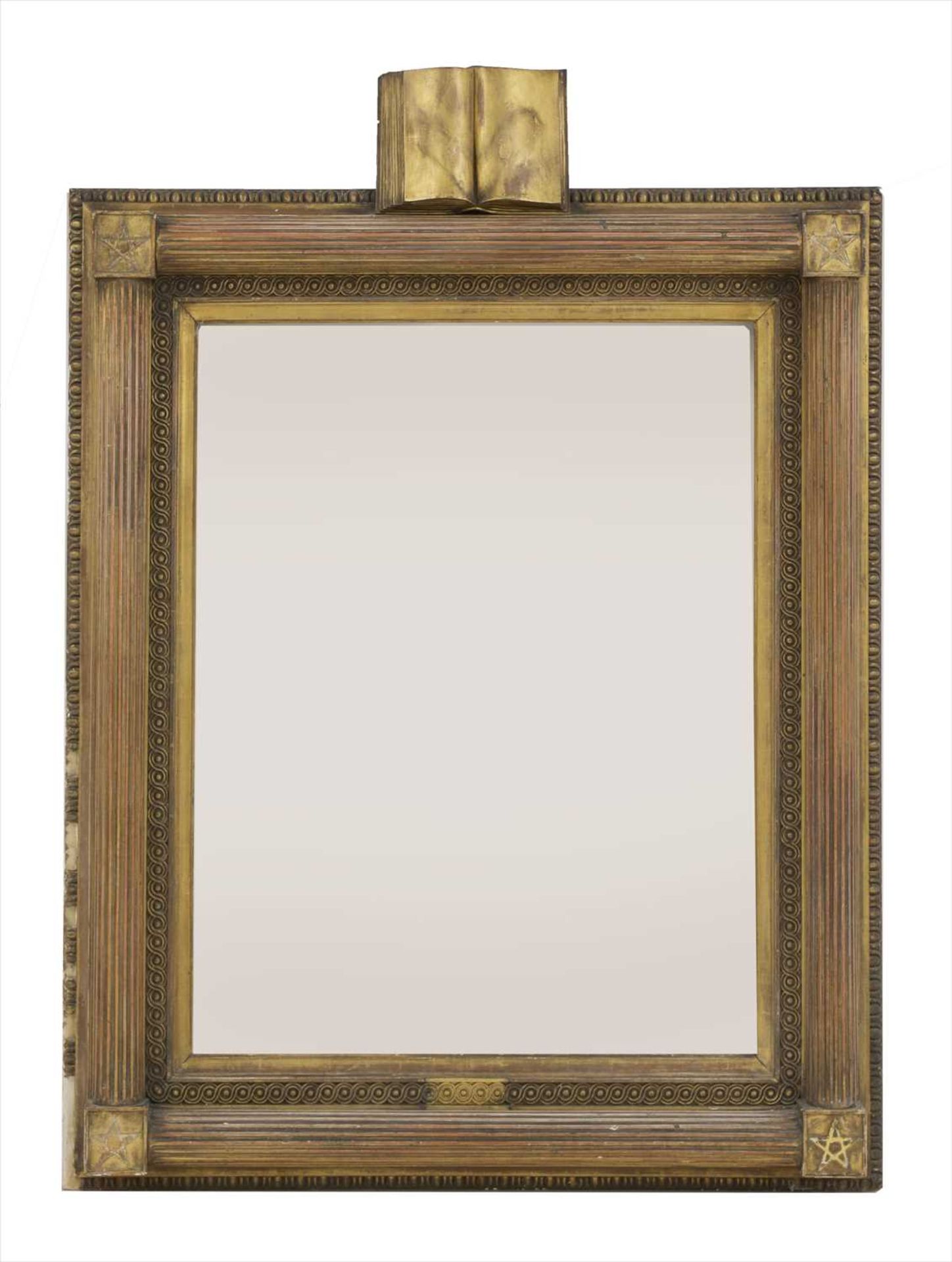 A gilt picture frame,