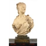 A French terracotta bust,