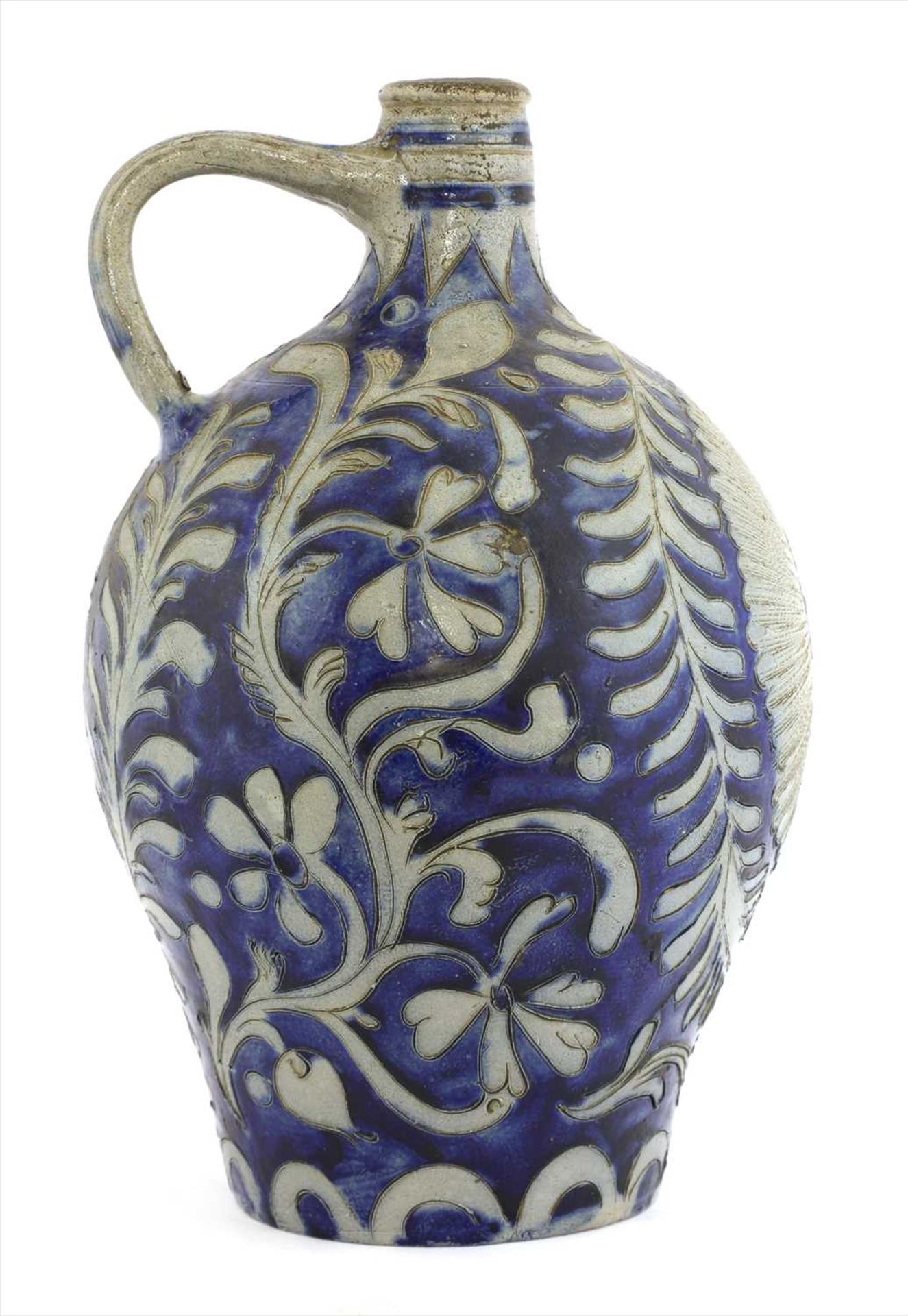 A German salt-glazed flagon, - Image 2 of 2