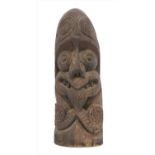 A Maori carved figure,