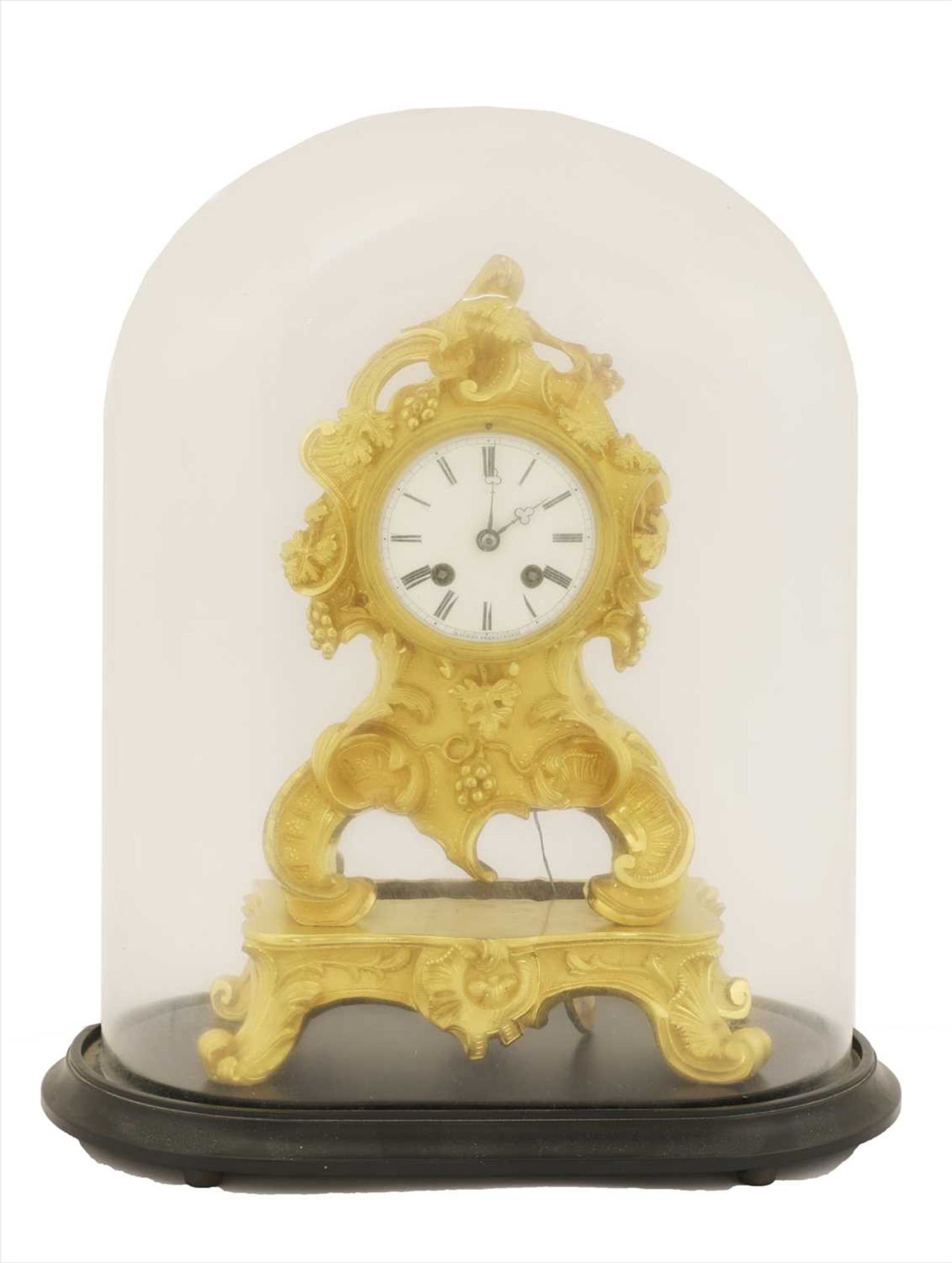 An ormolu mantel clock, - Image 3 of 3