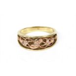 A 9ct gold Clogau 'Tree of Life' diamond ring,