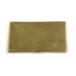 A 9ct gold cigarette case,