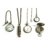 A quantity of pocket watches,