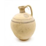 A Cypro- Archaic globular bellied flask,