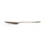 A George III silver double ended marrow scoop,