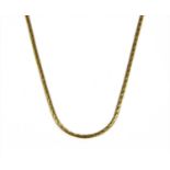 A 9ct gold necklace,