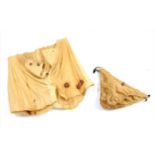 A pair of Venetian novelty carved wooden knickers,