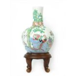 A Chinese famille rose vase,