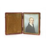 An early 19th century portrait miniature of a gentleman,